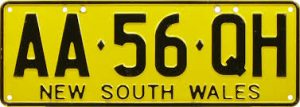 Number plate
