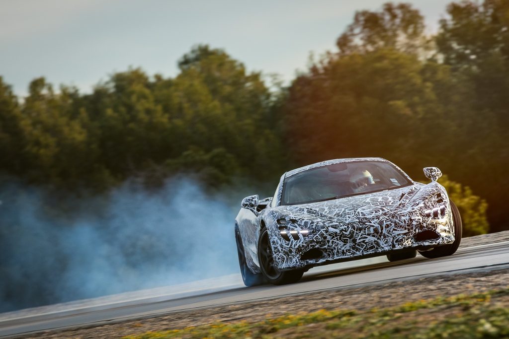 McLaren P14 development - Idiada - Spain 24 January 2017